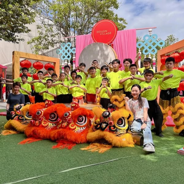 Design Village 2025 CNY Lion Dance Performance