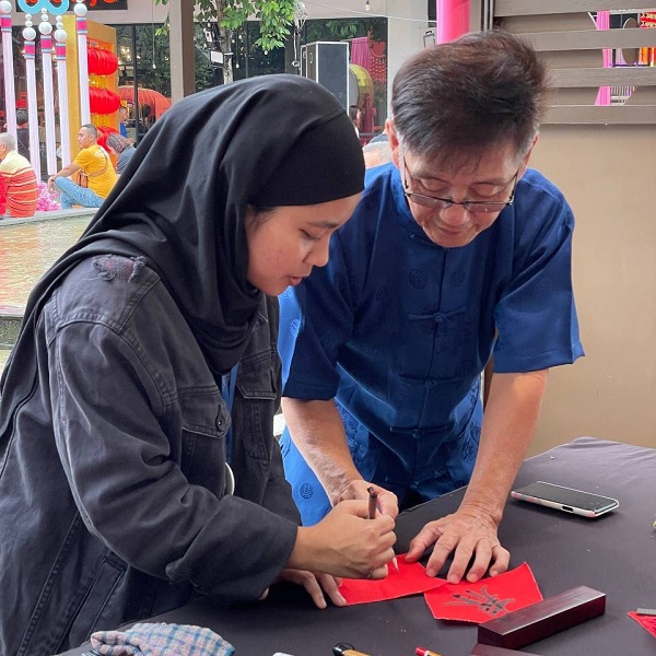 Inventive CNY Calligraphy Workshop at Design Village